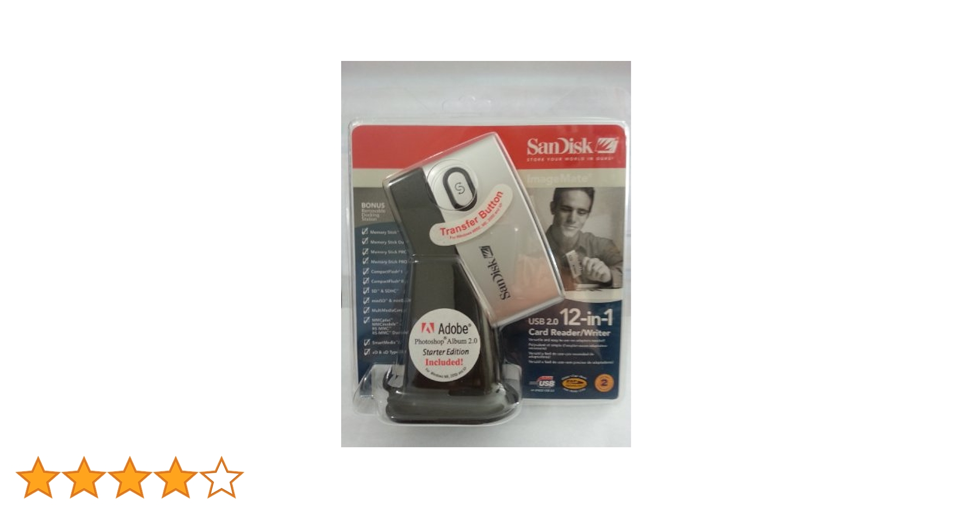 SanDisk ImageMate 12-in-1 Flash Memory Card Reader SDDR-89